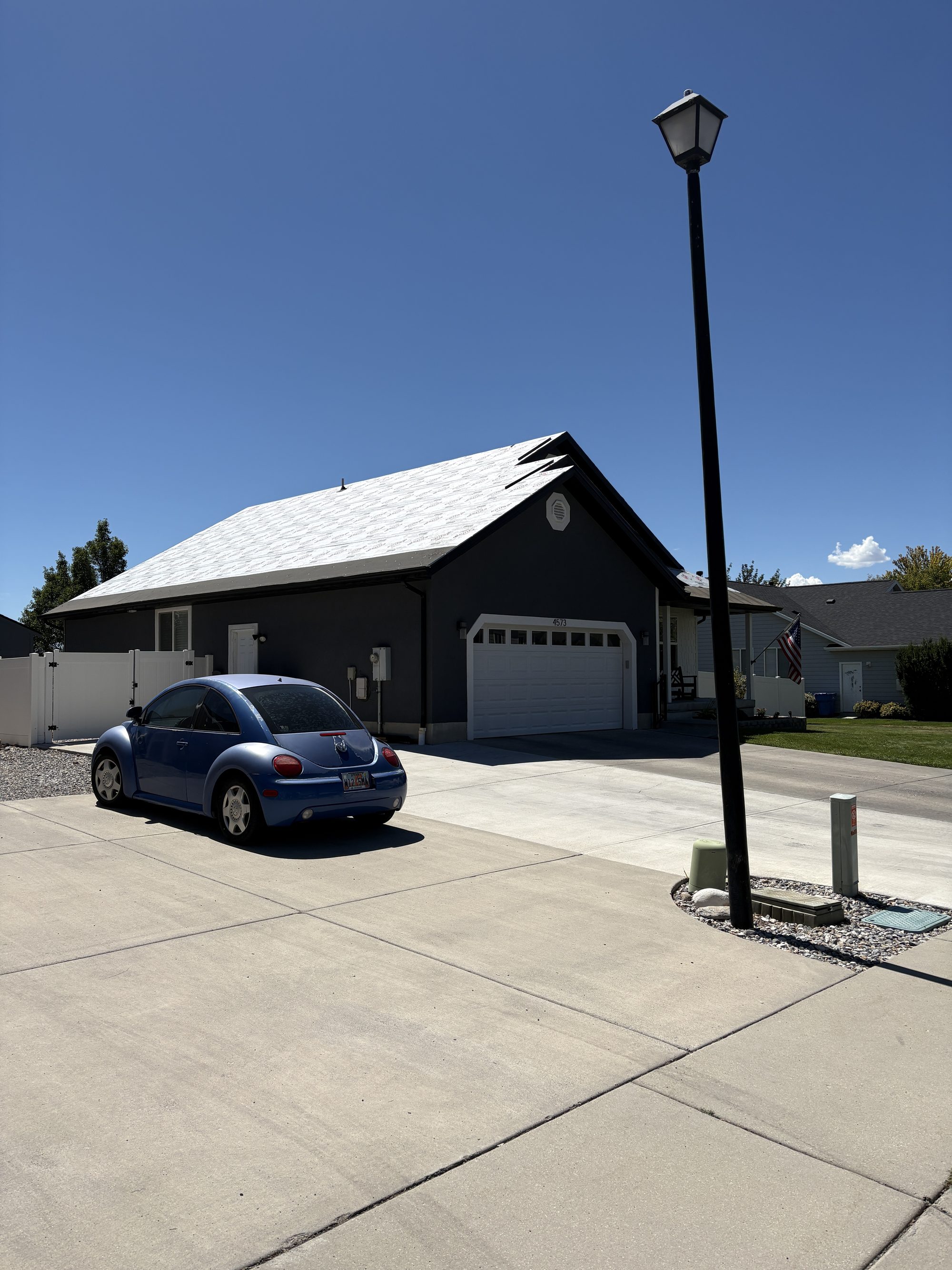 Completed roof, Utah County