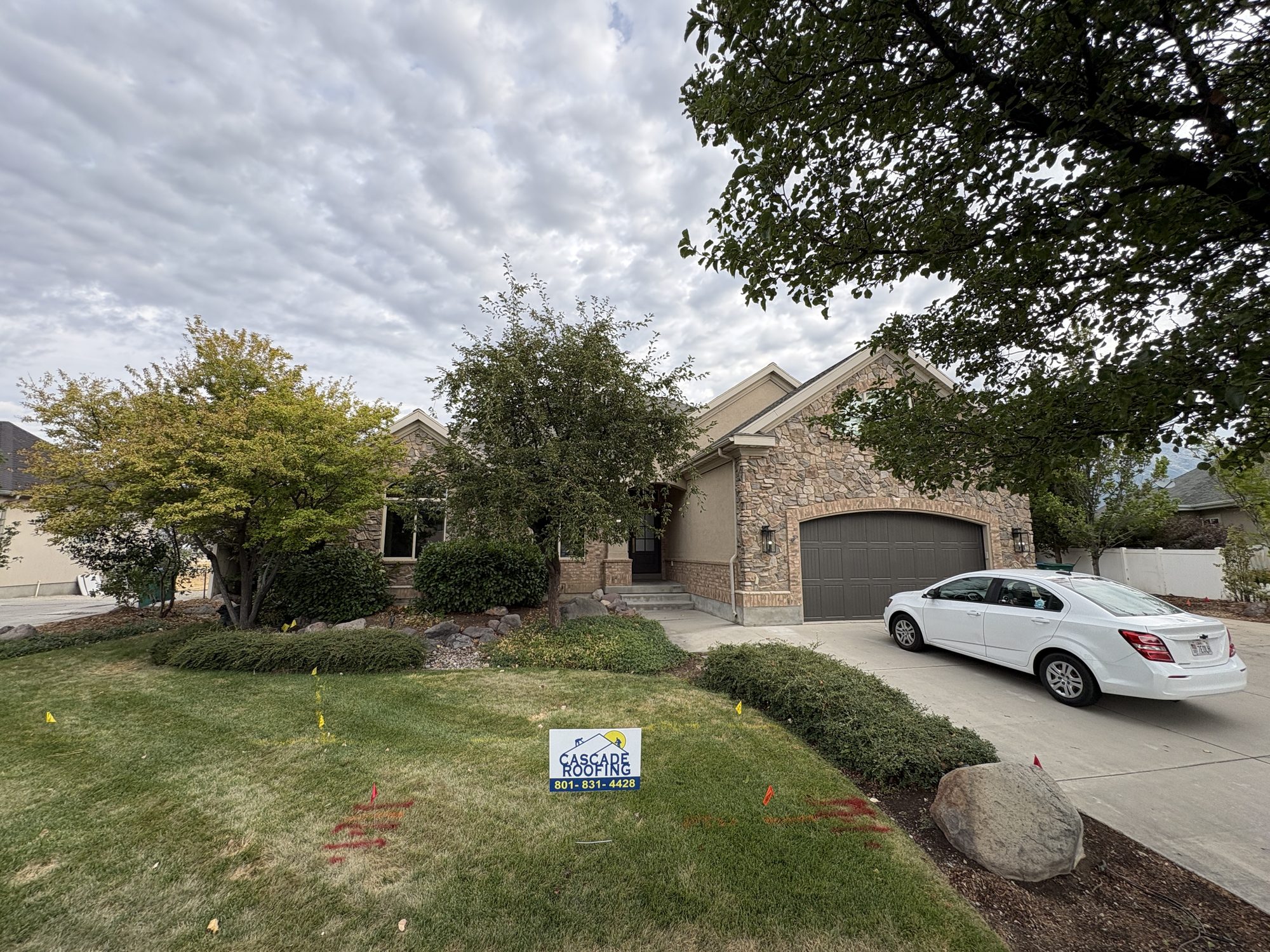 Completed roof, Highland