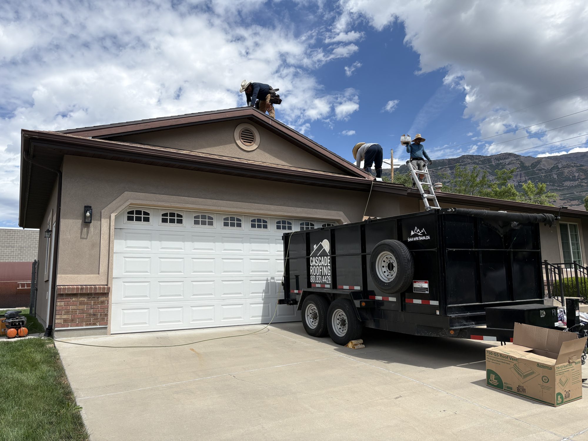 Roofing project near Orem, Utah