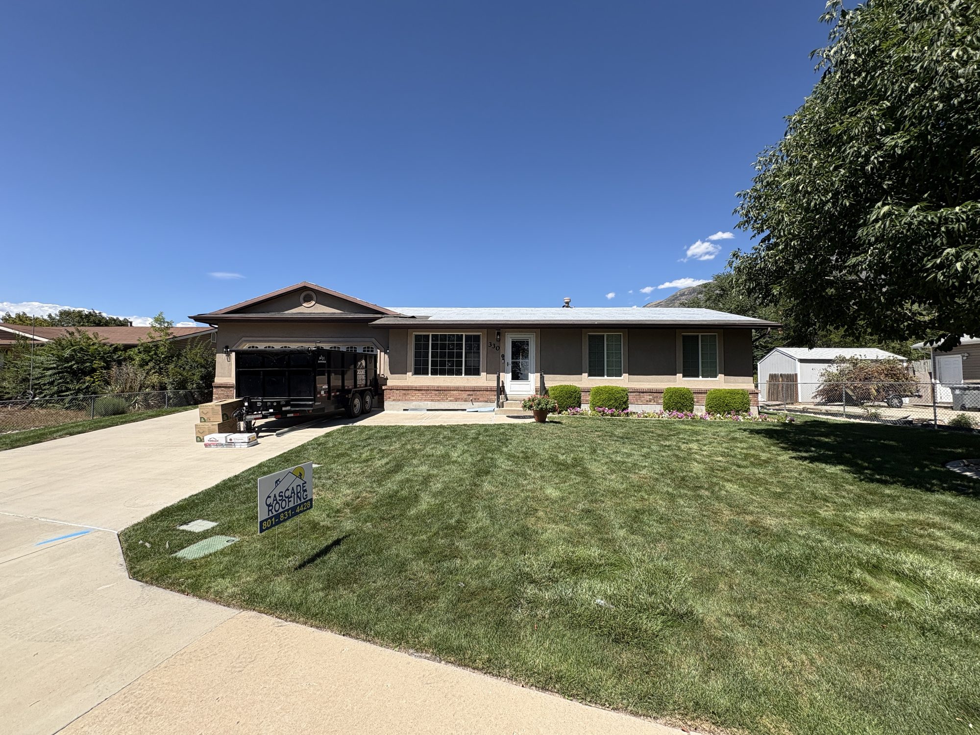 Completed roof, Pleasant Grove