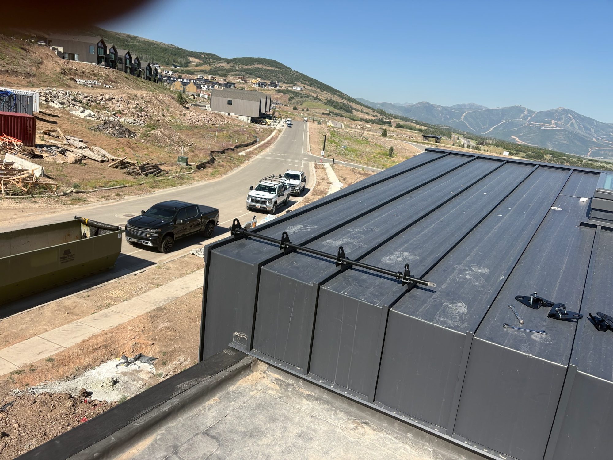 Standing seam metal, mountain home